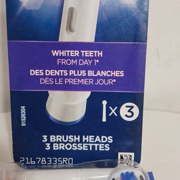 Oral B 3D White electric toothbrush replacement heads NEW SET OF 5 - Picture 4 of 5